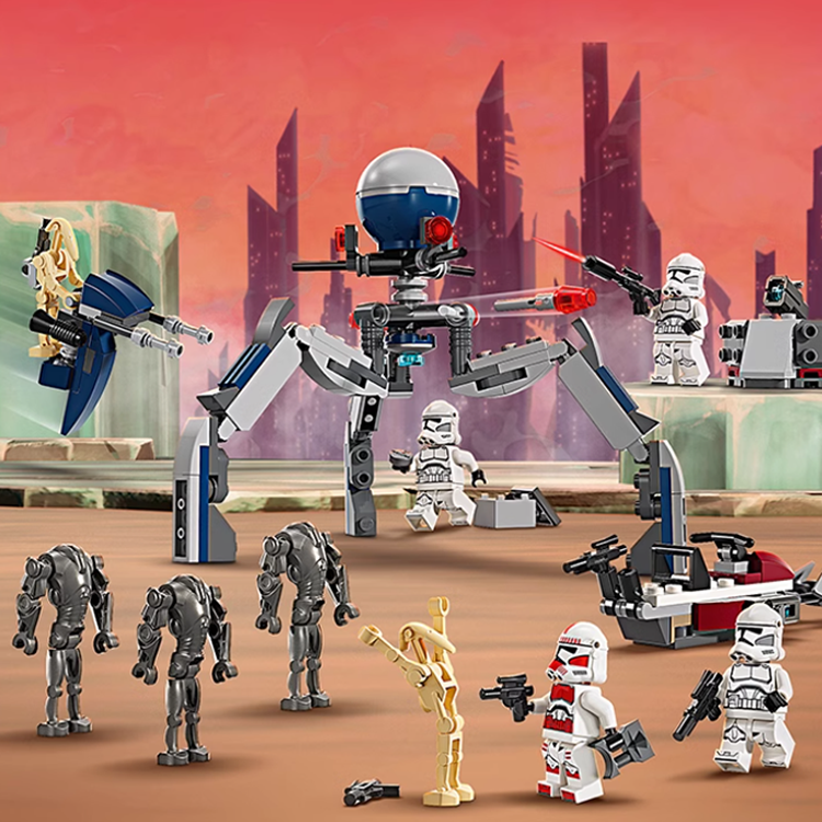 Конструктор LEGO Star Wars "Клон-солдат против боевого дроида" (75372) - Boxette Shop